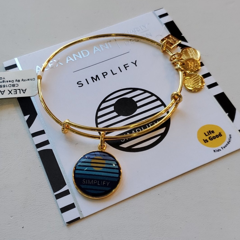Alex and Ani Simplify Pure/Genuine bracelet
